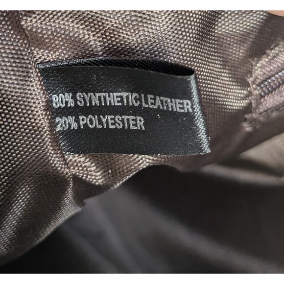 NEW Westend Crossbody Bag Black Vegan Faux Leather Snap Flap Wide Strap - Picture 9 of 10